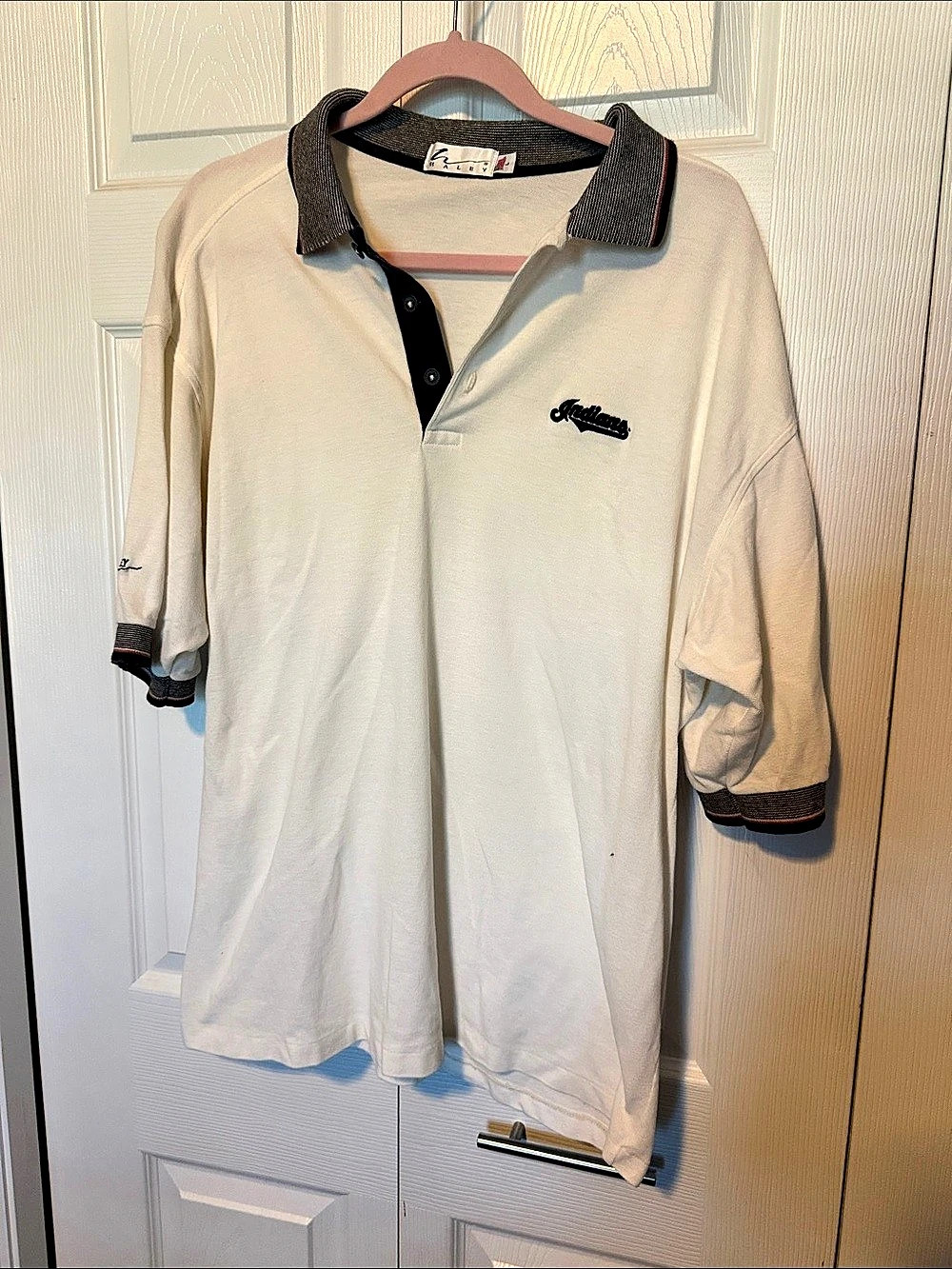 Men's Color Block Polo Size Large